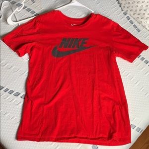 Red Nike t-shirt